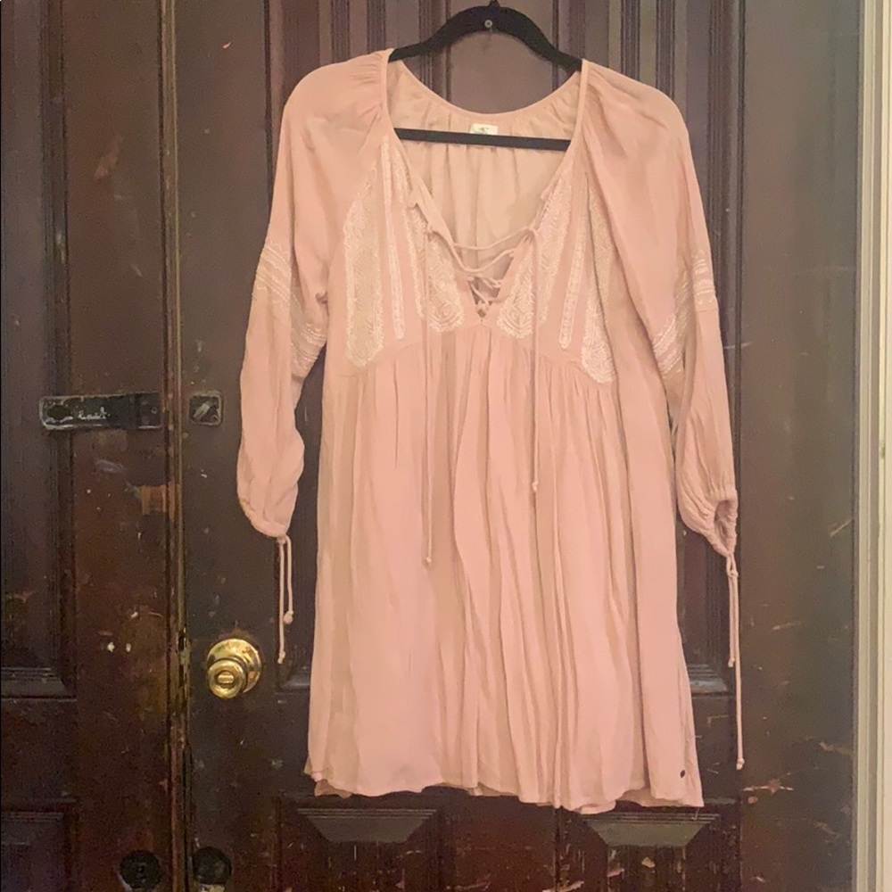 Pink swing dress